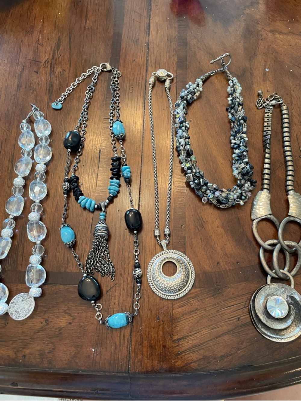 5-piece statement necklace bundle